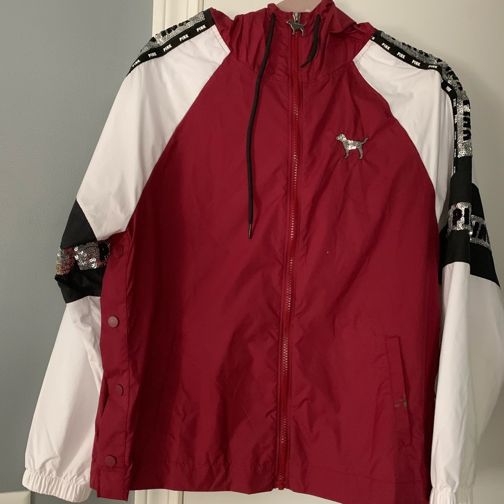 Pink windbreaker